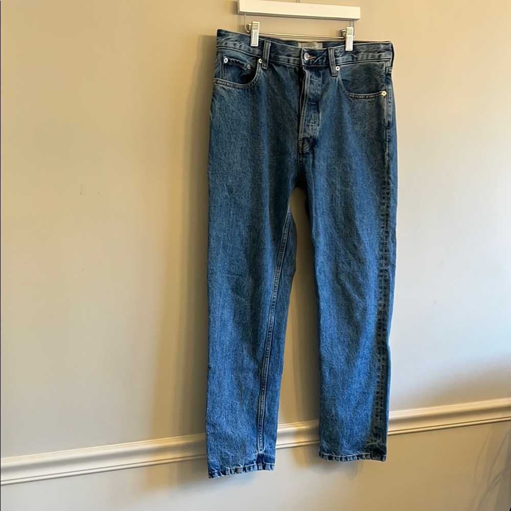 Everlane Blue Straight Leg Jeans